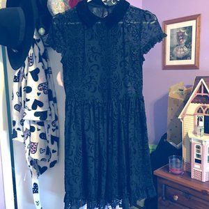 killstar batharory pentagram lace dress